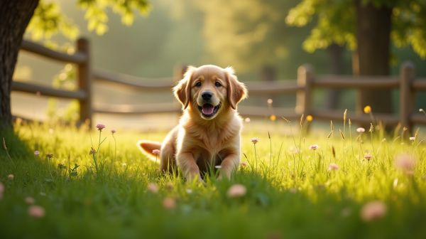 Comment jouer avec un golden retriever pour le stimuler et l'éduquer