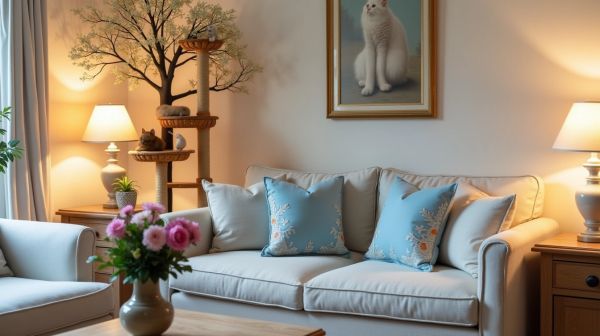 Transformez votre intérieur avec un arbre à chat fleur décoratif